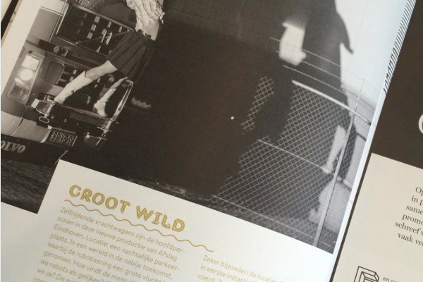 groot wild in mest